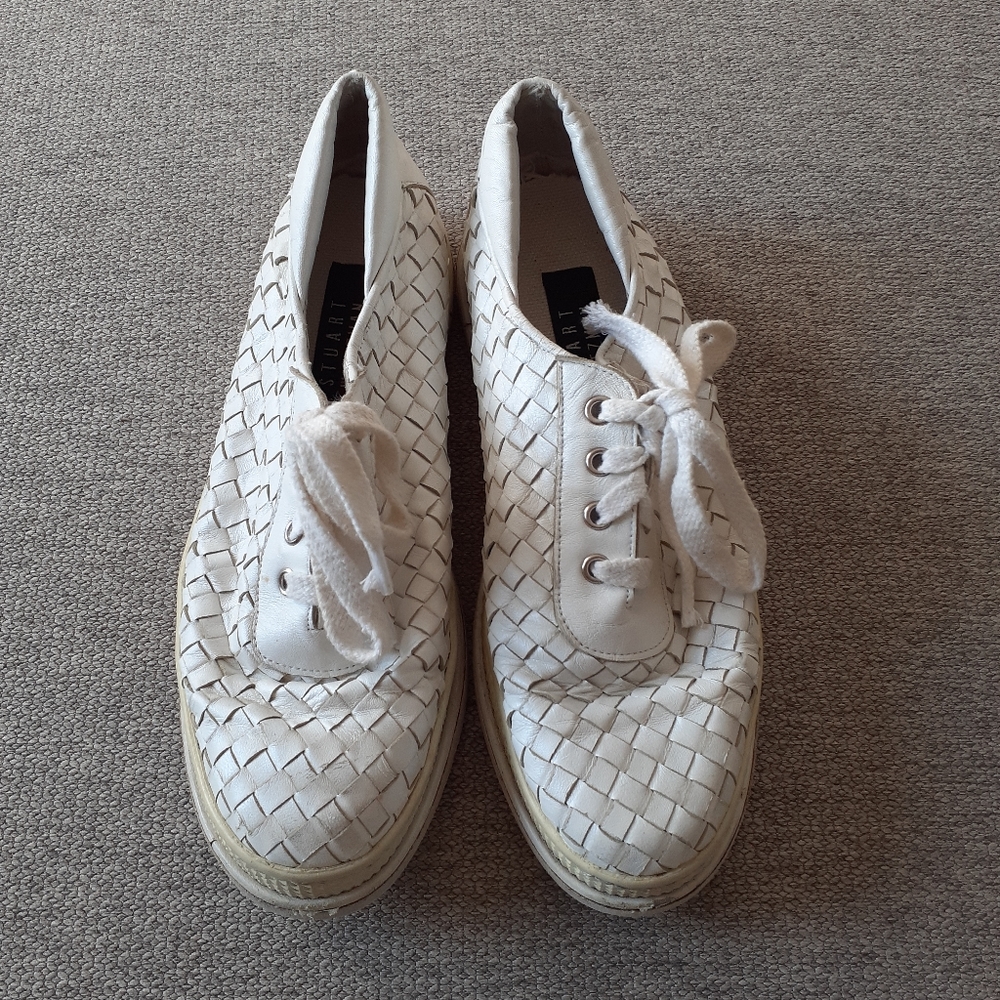 Vintage Stuart Weitzman Platform Leather Sneaker